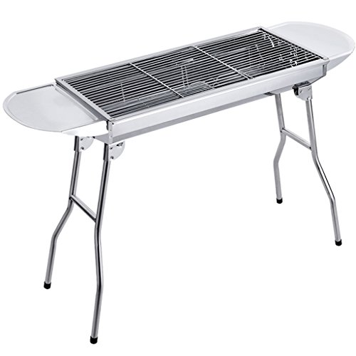 CN Cover BBQ Plate Floor Type Folding Barbecue Grill Outdoor BBQ Charcoal Grill Home Barbecue Tools