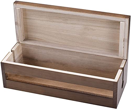 Image of White Whale you think, we bring Cable Management Box Wooden Cord Organizer Box for Extension Cord Power Stripe Surge Protector Wire Management Concealer Organizer Cover Hider for Desktop Home
