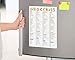 mudrit Grocery Shopping List Magnetic Pad for Refrigerator- Pantry/All Out Of Template, 52 Tear Off Pages Magnet Notepad, ToDo Checklist Weekly Meals Planner- 7”x10”