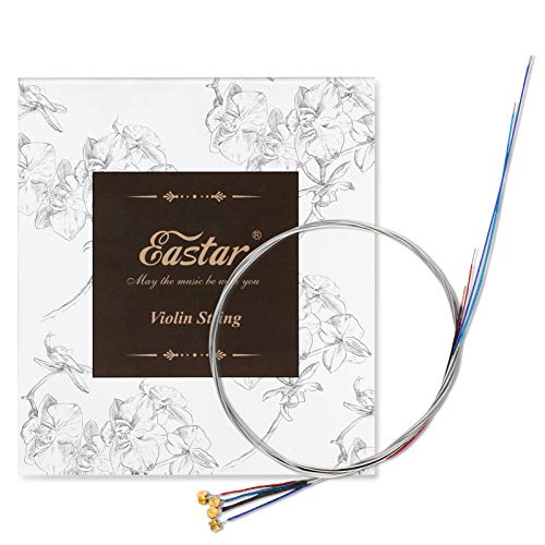 image for Eastar EVS-180A Violin String Set (G D A E) for 4/4 Violins, Steel Cor