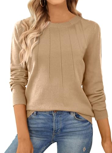 SHEWIN Fall Sweaters for Women 2025 Casual Long...
