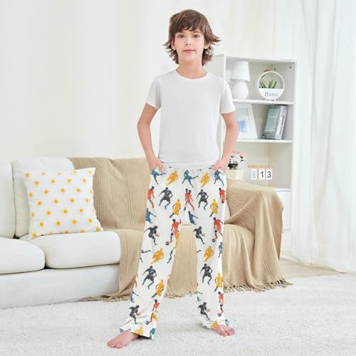 Pajama Pants Athlete Football Pattern Long Sleep Pants Lounge Bottoms4