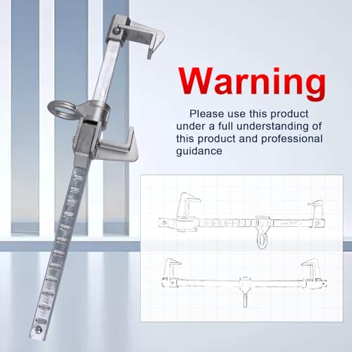 Image of Beamer Fall Protection, Sliding I-Beam Clamp for 2 inch - 13 inch, Aluminum material Makes the Beam Clamps Extremely lightweight | ANSI & OSHA Compliant