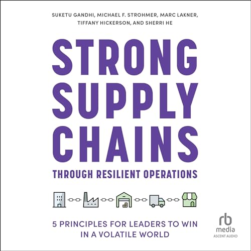 Strong Supply Chains Through Resilient Operations by Suketu Gandhi, Michael F. Strohmer, Marc Lakner, Tiffany Hickerson, Sherri He episode artwork