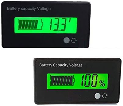 48V Battery Fuel Gauge Indicator Meter For Lead Acid Battery(SLA,AGM,GEL Battery),Fuel Gauge For Electric Bike,Fork Lift,ATV,Quads,Golf Cart, (48V Lead Acid Battery Fuel Gauge)
