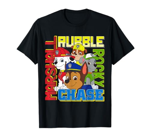 Image of PAW Patrol Rubble, Chase, Rocky and Marshall T-Shirt