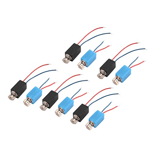 Aexit 10Pcs DC 3V 3800RPM Square Mobile Phone 0408 Vibrating Vibration Motor w Wire (f9293fab379a80bb2b349814218e9d0d)