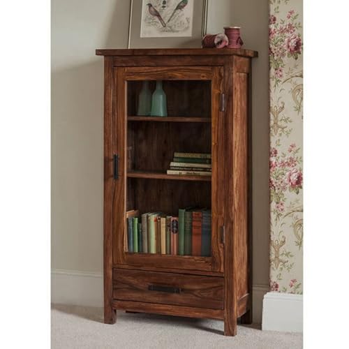 Image of The Attic Sheesham Mini Glazed Honey |Multipurpose for Living Room Bed Room and Kitchen|Solid Wood| Honey Matte Finish