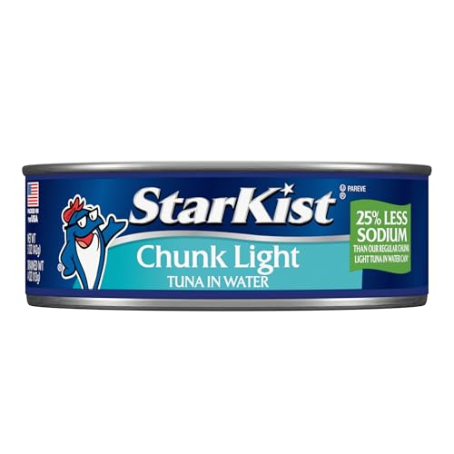 Image of StarKist 25% Less Sodium Chunk Light Tuna in Water - 5 oz Can (Pack of 24)