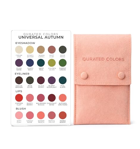 Qurated Colors Universal Autumn Makeup Color Guide – Eyeshadow, Lip,