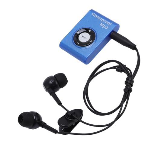 Sxhlseller IPX8 wasserdichte MP3 Player für Schwimmen und Sport, 8 GB Unterwasser Audio-Player mit Kopfhörern, Unterwasser in Ear MP3 Player mit Clip für das Laufen von...