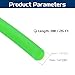 PATIKIL 26 Ft(8M) Fluorescent Green Latex Rubber Tubing, 1/8