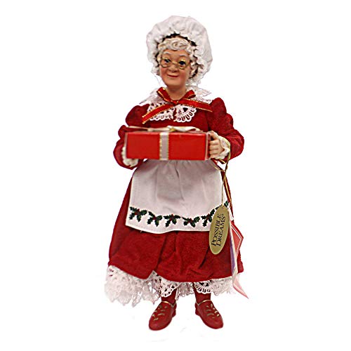 Department 56 Possible Dreams 6002727 Mrs Claus Figurine, Red