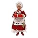 Department 56 Possible Dreams 6002727 Mrs Claus Figurine, Red