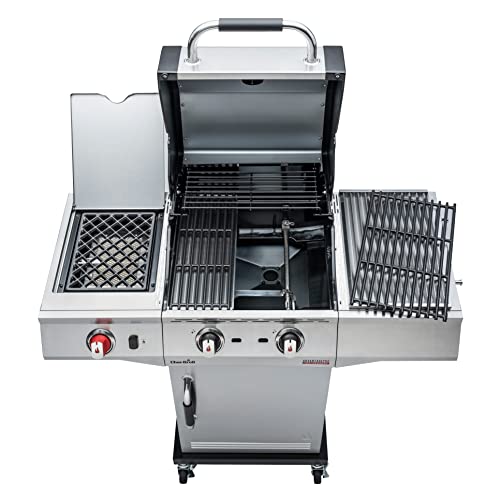 Char-Broil Gasgrill Advantage PRO S - 2 Brenner, TRU-Infrared Technology, 900°C Sear-Brenner, Gusseisen Roste - Ideal für draußen, Garten, Terrasse