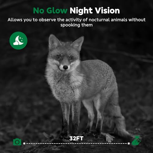 VOOPEAK Trail Cameras WiFi Bluetooth, Low Glow IR Night Vision Game Camera by VOOPEAK - Used condition - Image 3