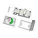 BE-TOOL Latch Indicating Lock Zinc Alloy Restroom Indicator Lock Privacy Partition Door Lock Easy to Use for Bathroom Toilet(3 PCS)