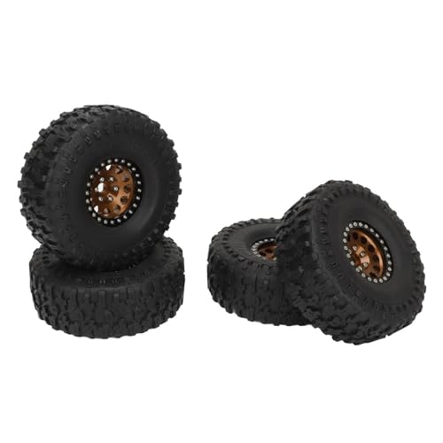 [Stabilità e flessibilità]: questi pneumatici in gomma garantiscono una guida stabile e flessibile, su qualsiasi terreno e condizione atmosferica. Designed 12mm Hex Hub.