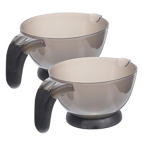 BESTYASH 2piezas Cuencos Para Tintes De Cabello Cuencos Para Teñir El Cabello Asas Colores