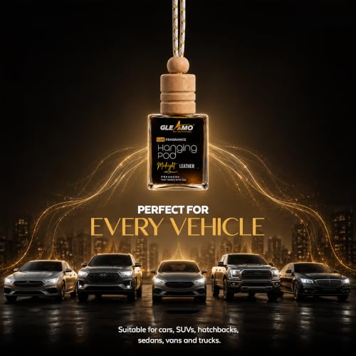 Image of Car Perfume Combo Pack of 2 Air Freshener | Ocean Drift & Midnight Leather | Odour Eliminator for Cars, SUVs, & Vans | Premium Auto Interior Freshener Gift Set | 20ml