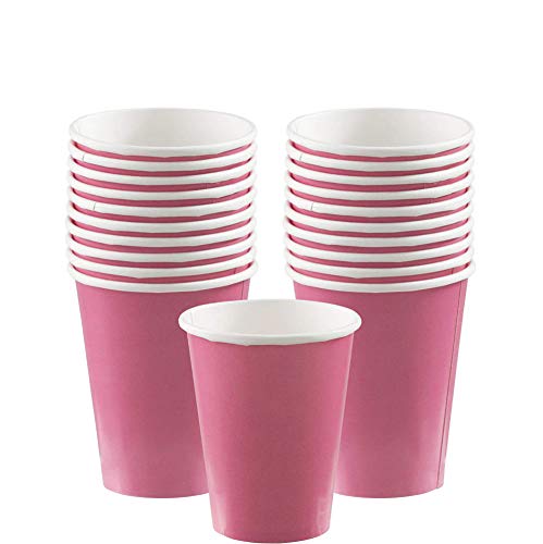 Gobelets jetables amscan carton magenta fin de vaisselle