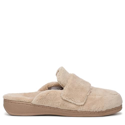 Image of Vionic Women's Gemma Mule Slipper - Comfortable Spa House Slippers that Include Three-Zone Comfort with Orthotic Insole Arch Support, Soft House Shoes for Ladies