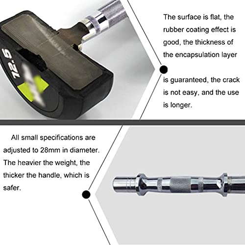 Multifunctionele Dumbbells Vaste Dumbbells Voor Gymnasiums Huishoudelijke Rubberen Dumbbell Sets Comfortabele Grip… - Afbeelding 8