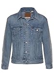 cazadora vaquera levis mujer el corte ingles  Levi\'s ® TUX Stripe EX-BF Trucker W Chaqueta vaquera diamond