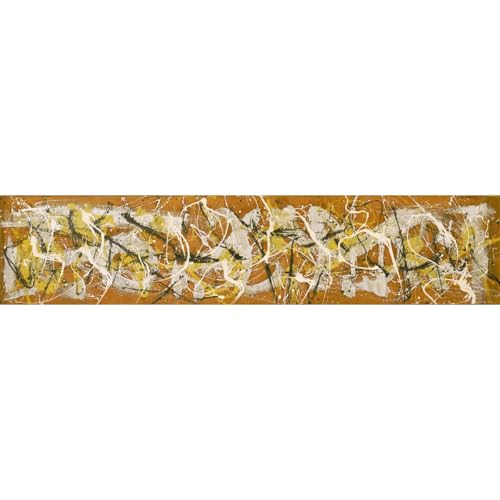 Toile Jackson Pollock Numéro 7 grand format 76x101cm impression artistique murale tableau abstrait