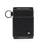 Slim Minimalist Elastic Wallet for Men & Women | Small Credit Card Holder for Front Pocket (Black)