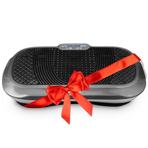 LifePro Vibration Plate Exercise Machine Grey Whole Body Workout