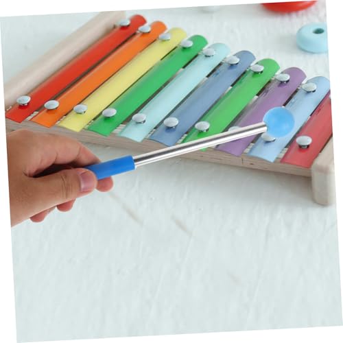 Par de Baquetas para Tongue Drum con Mango Ergonómico Azul miniatura 4