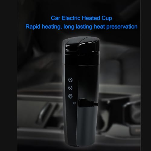 Tetera eléctrica para auto 400 ml con pantalla LED miniatura 6