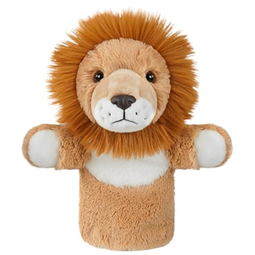 Marionetas de mano de animales para | León y jirafa de peluche para escenario,Marionetas para cuentos accesorios | para niños niñas padres maestros preescolares guarderías aula hora