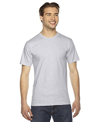 Amazon.com: American Apparel Unisex Fine Jersey Short Sleeve T-Shirt, Ash  Grey, X-Small : Clothing, Shoes & Jewelry