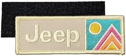Jeep Peaks Embroidered Patch | 3.5" x 1.1" Stitch Hook and Loop Patches for Clothes, Backpacks, Hats, Jackets, and Jeans image 3