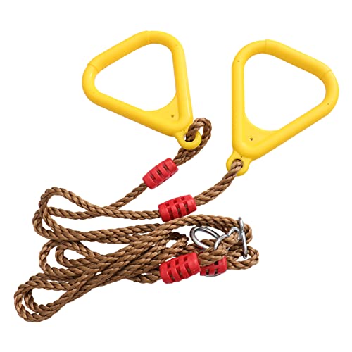 NAMOARLY 1Pair Exercise Rings Indoor Pull Up Handles for Fitness Training Ergonomic Grip Height Design for Building Strength and Agility