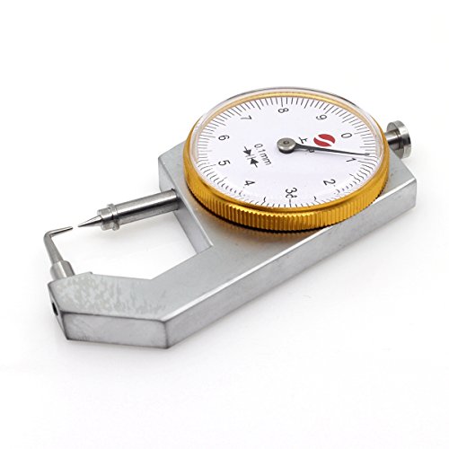 Calibrador de espesor 0-10mm, incremento 0.1mm, lectura métrica miniatura 5