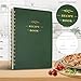 Perfect Blank Recipe Book-Recipe Book to Write in Your Own Recipes,Hardcover Personal Blank Recipe Book, Recipe Notebook Hold 144 Exclusive Formula Recipes (olive-green)
