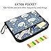 ALAZA Duck Swan Dot Love Expandable Filing Folder Storage Organiser Box Files, 13 Pockets Zip Filing Folders for Home or Office Documents