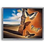 Salvador Dalí Kunstdruck Papillon 50x70 cm Wandbild mit 