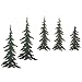 CT DISCOUNT STORE Forever Green Metal Wall Pine Tree Forest ; Transform Your Room Into A Get Away Cozy Woodland Pine Lodge Decor