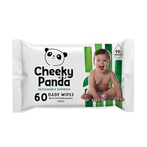 The Cheeky Panda Baby Feuchttücher Bambus 60 Stück