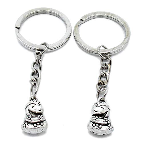 Porte-clés serpent anti-perte avec anneaux pour trousseau