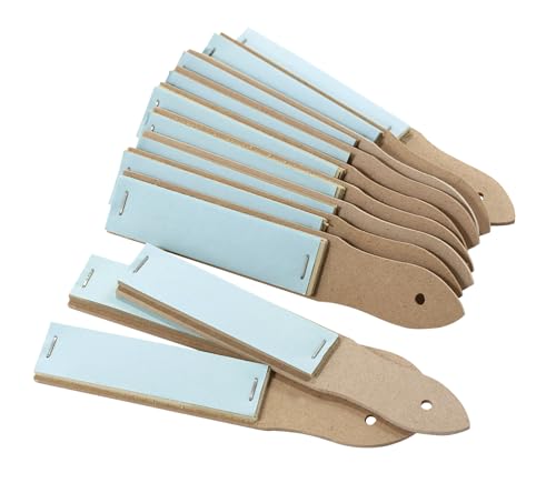 Image of Jack Richeson Sandpaper Block with Wood Handle, Brown, Pack of 12