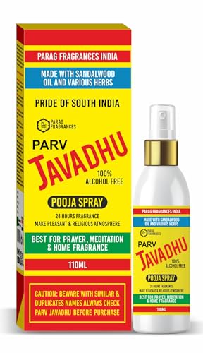 Image of Parag Fragrances Javadhu Alcohol Free Pooja Perfume 110ml
