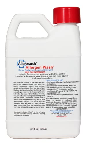 Allersearch Allergenwash 24 Oz Laundry Detergent #TOP1