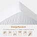 MATBEBY RV King Mattress Pad - Cooling Breathable Mattress Topper, Quilted Fitted Mattress Protector, Pillow Top Mattress Cover with 8-21