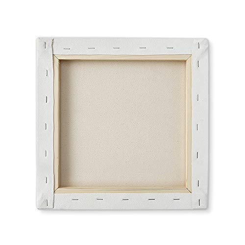 Image of Medium Grain Artist Stretched Canvas - All Sizes (10 inchx10 inch (Pack of 4))