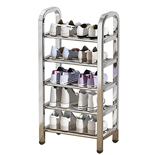 Meuble étagère à chaussures à 6 niveaux rangement entrée 40cm